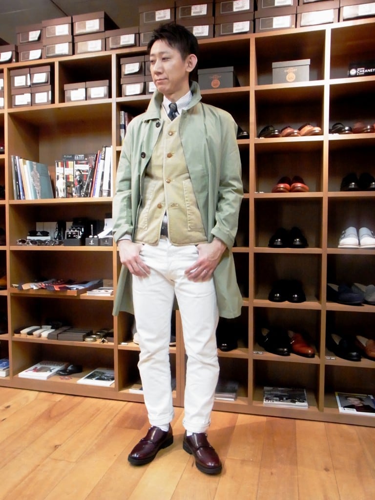 PRIVATE WHITE “GOODWOOD WORKSUIT”STYLING企画　【青山本店編】