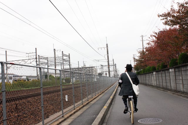 線路沿い