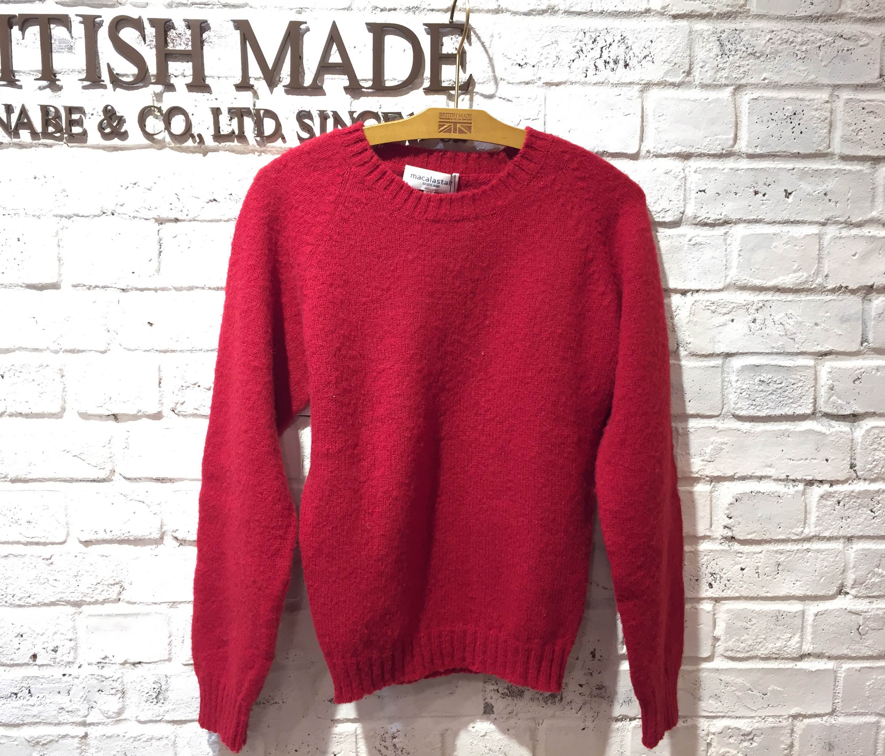 シェットランドニット ￥15,000+tax COL : CARMID