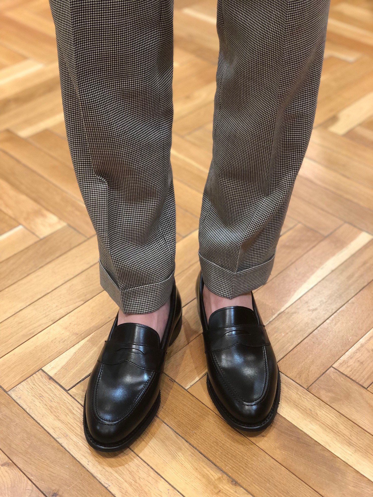 cheaney ローファー　cannon 黒　7 26.0cm相当