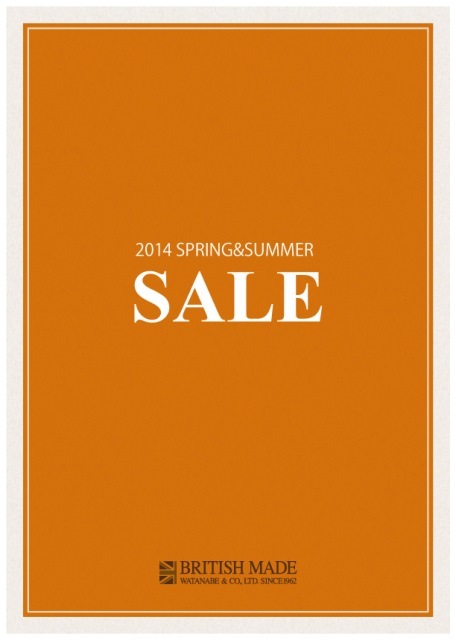 2014S/S SALEのご案内