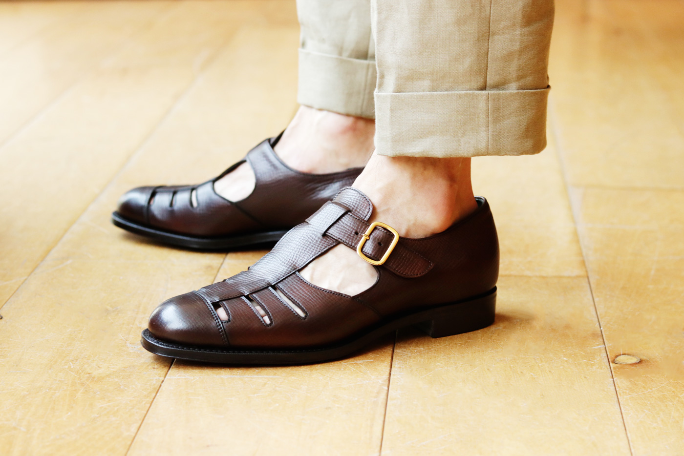 マラソン限定!ポイント5倍 JOSEPH CHEANEY グルカサンダル ペンザンス