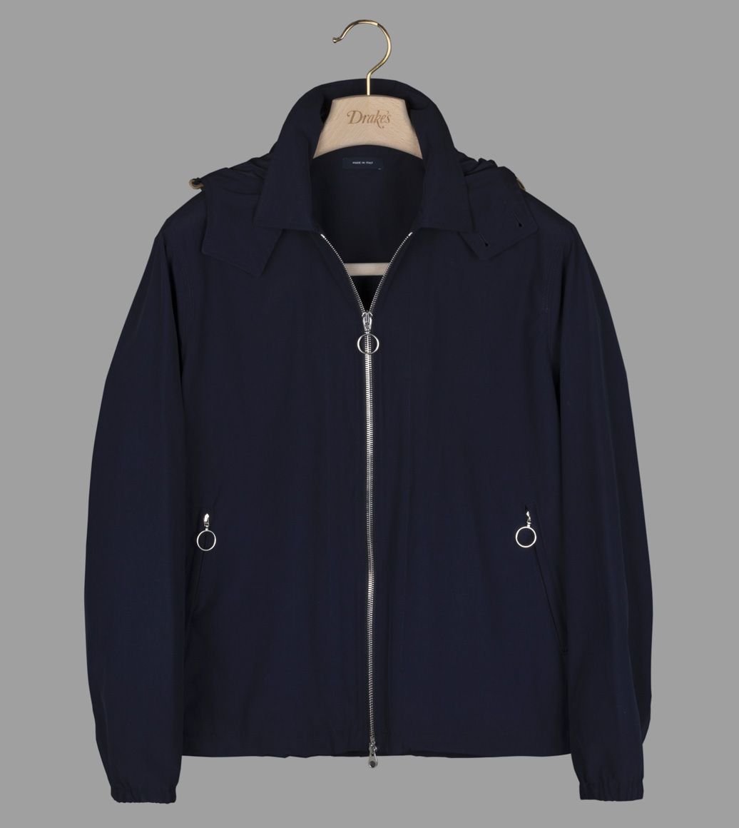 Navy Cotton Surf Breaker Jacket