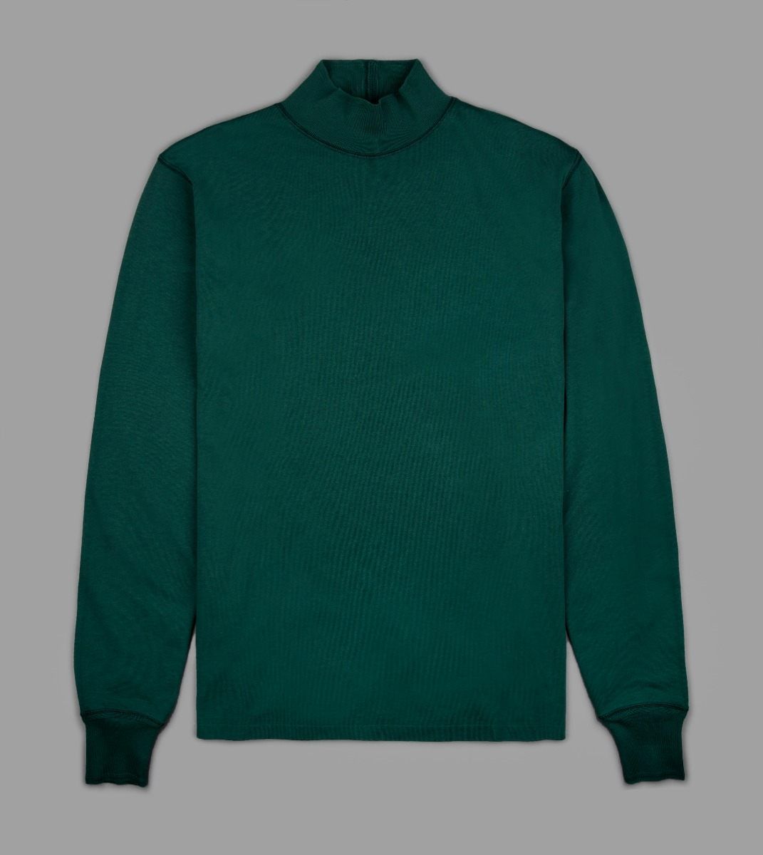 Green Knitted Cotton Hiking Jersey