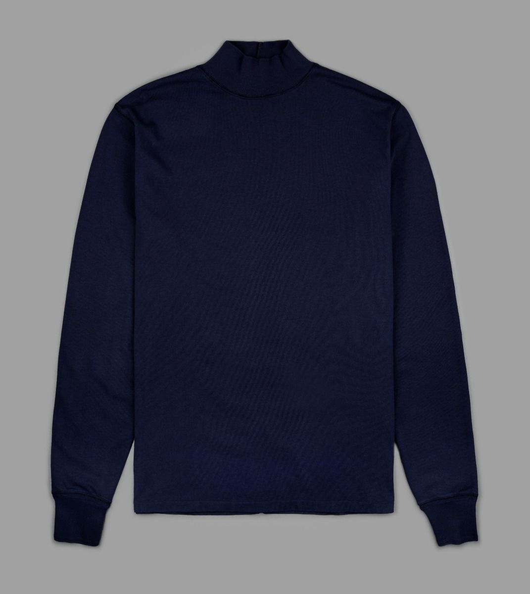 Navy Knitted Cotton Hiking Jersey
