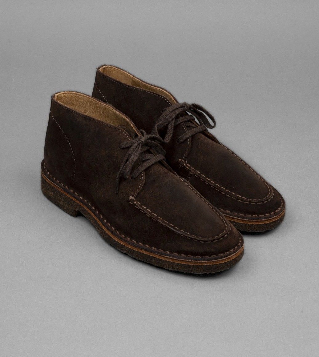 Crosby Moc-Toe Chukka Boot Brown Suede