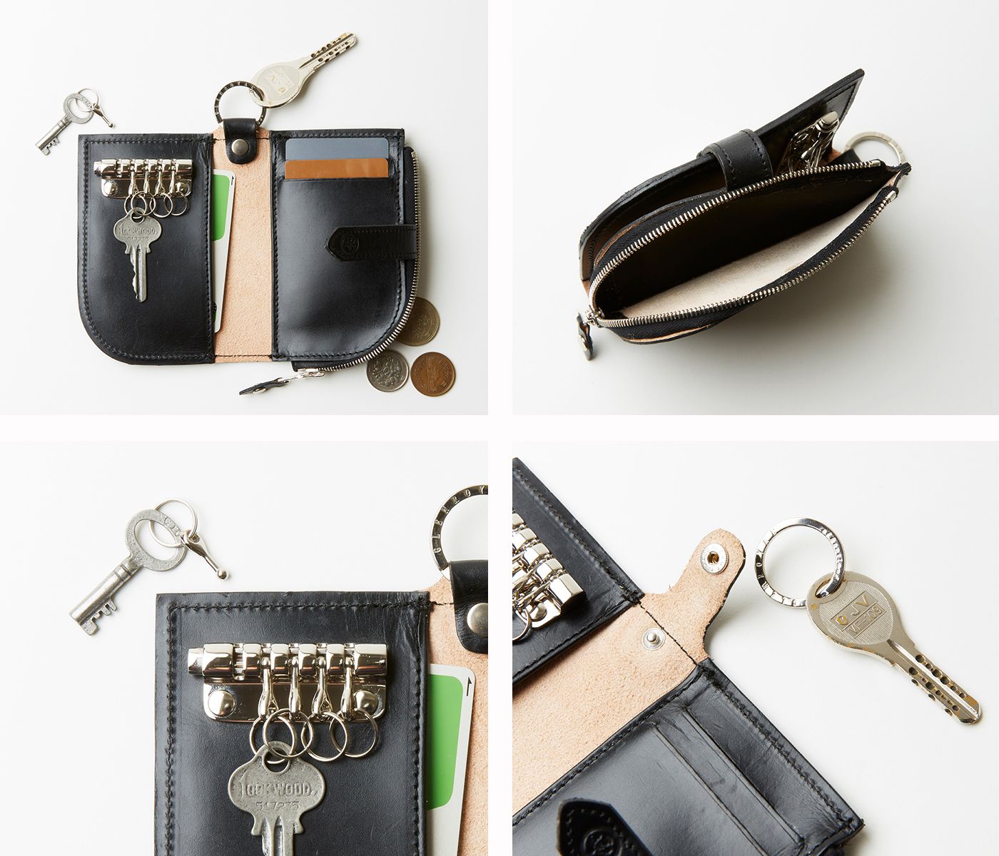折りたたみジップキーケース 全2色 British Made 折りたたみジップキーケース 全2色 British Made