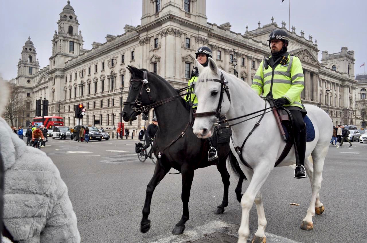 イギリスの騎馬警察