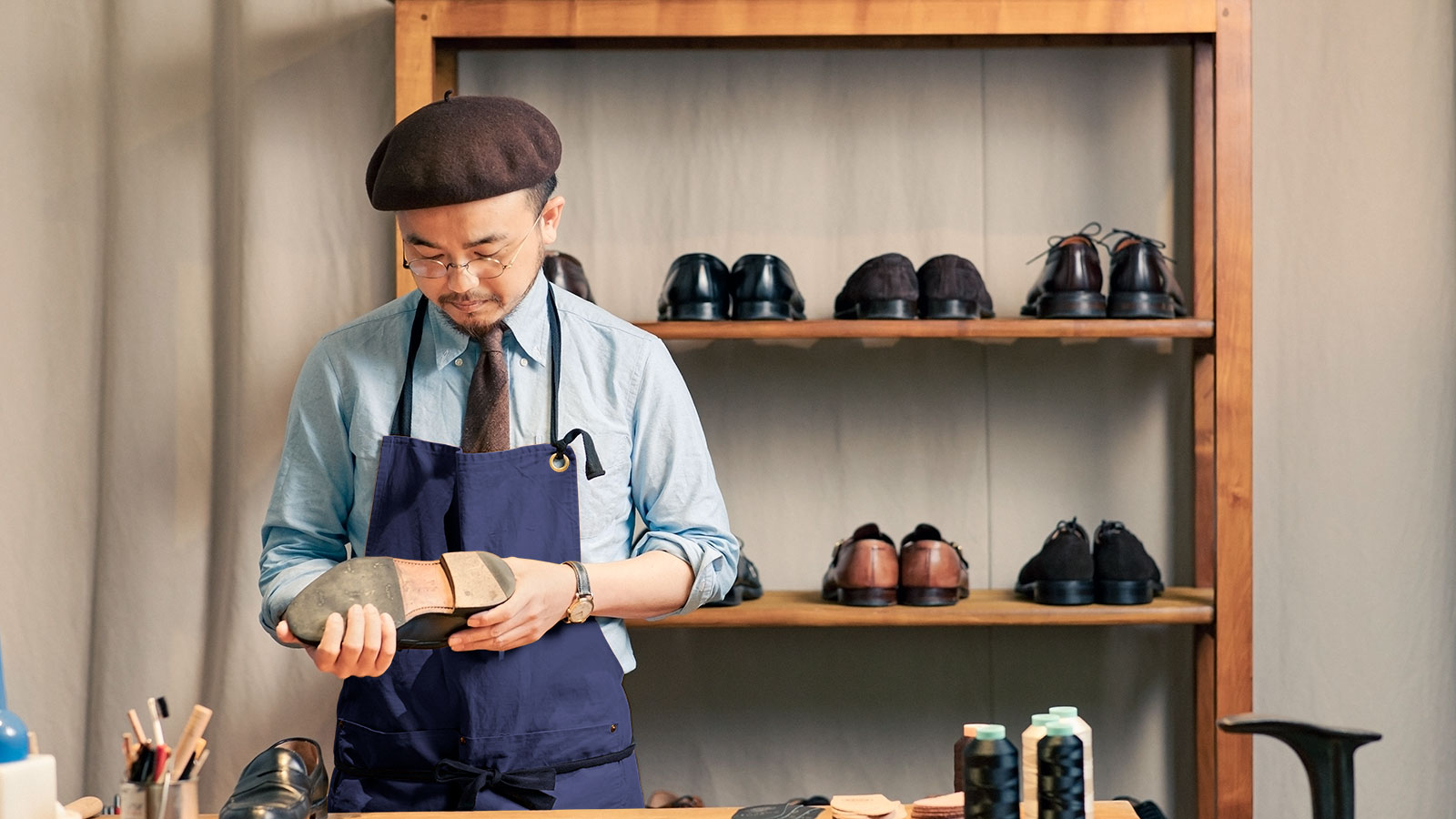 ブリティッシュメイド 青山本店 靴修理サービスを新展開｜BRITISH MADE REPAIR FACTORY