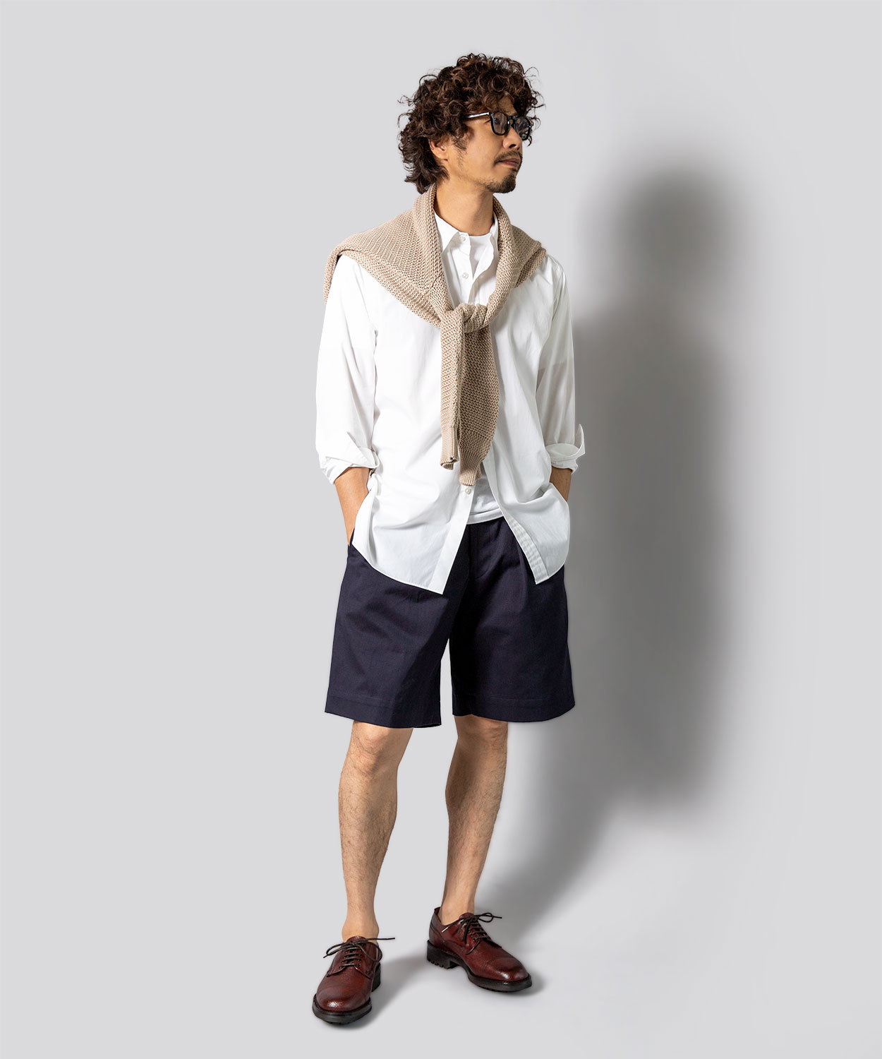 ANATOMICA GRUKHA SHORTS グルカショーツ ロイヤルマリンメンズ