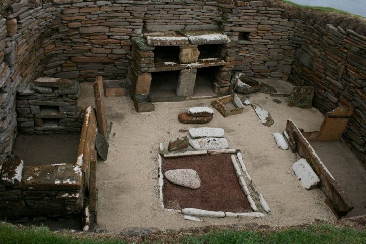 スコットランドのビールとその歴史　新石器時代の石造集落遺跡 スカラ・ブレイ