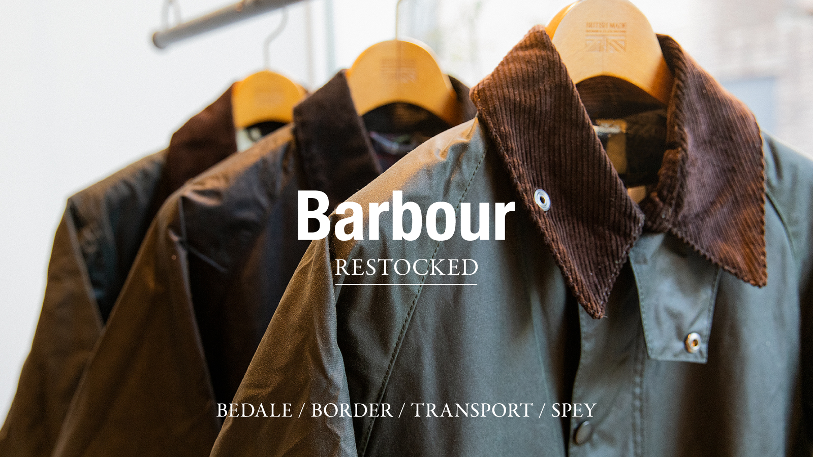 Barbour バブアー オイルド ワックスド 定番モデル 入荷