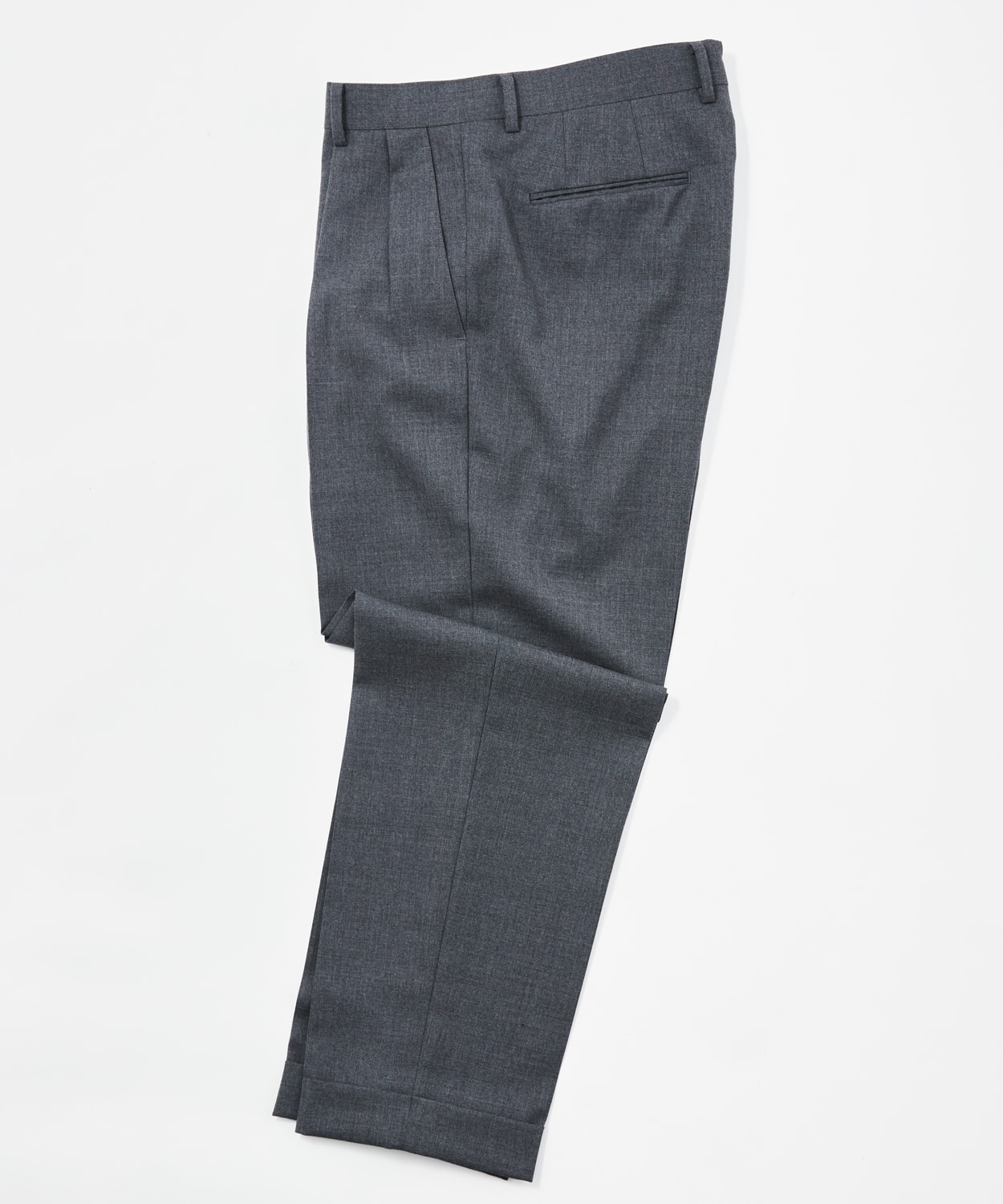 ブリティッシュメイド グレーオフィサーパンツ  ポーツマス BRITISH MADE Grey Wool Officer Pants