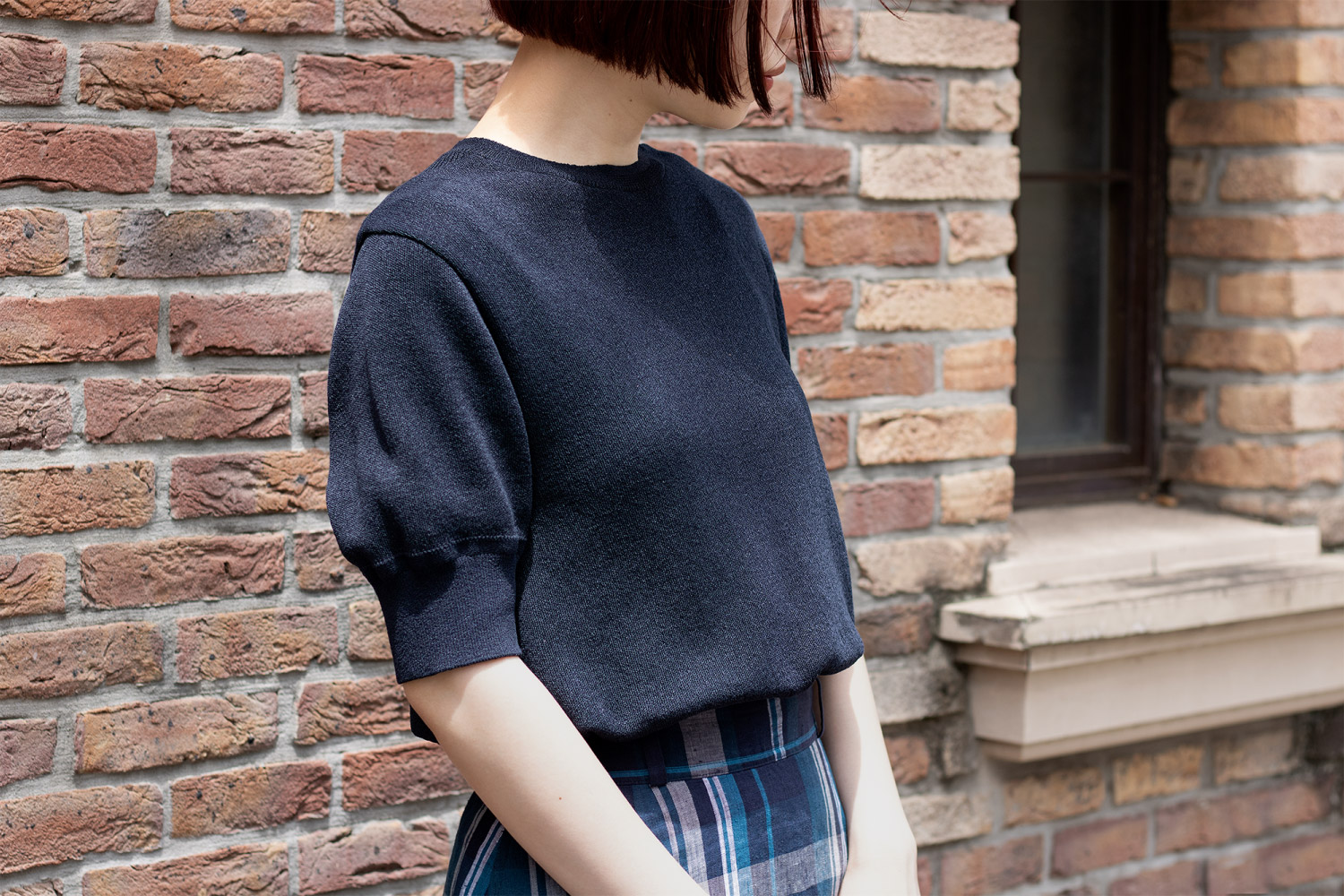 BRITISH MADE ブリティッシュメイド WOMEN レディース ニット マカラスター macalastair スモックTシャツ