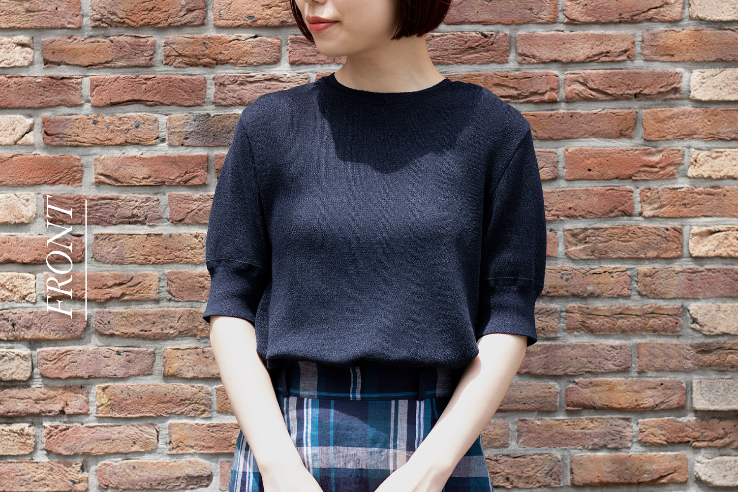 BRITISH MADE ブリティッシュメイド WOMEN レディース ニット マカラスター macalastair スモックTシャツ