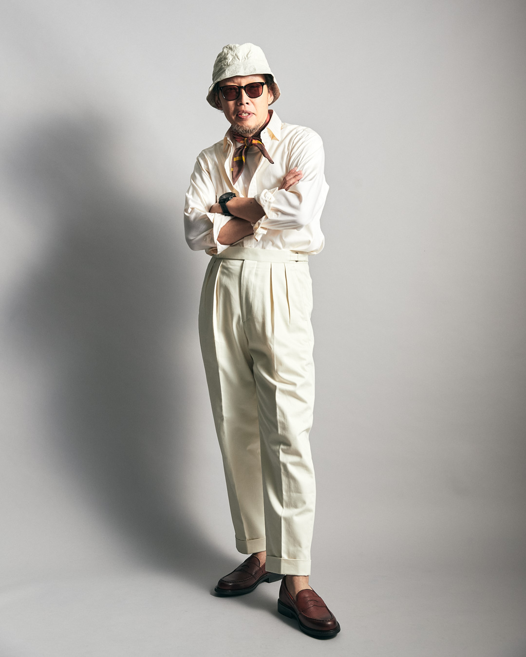 ブリティッシュメイド コットンドリル オフィサーパンツ  ポーツマス BRITISH MADE Cotton Drill Officer Pants