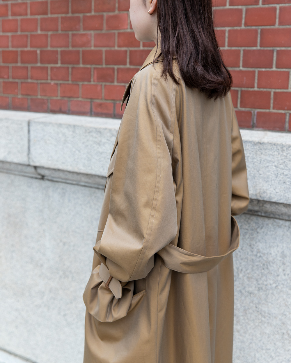 BRITISH MADE ブリティッシュメイド WOMEN にかもと瞳 モーターサイクルコート 23AW BEIGE