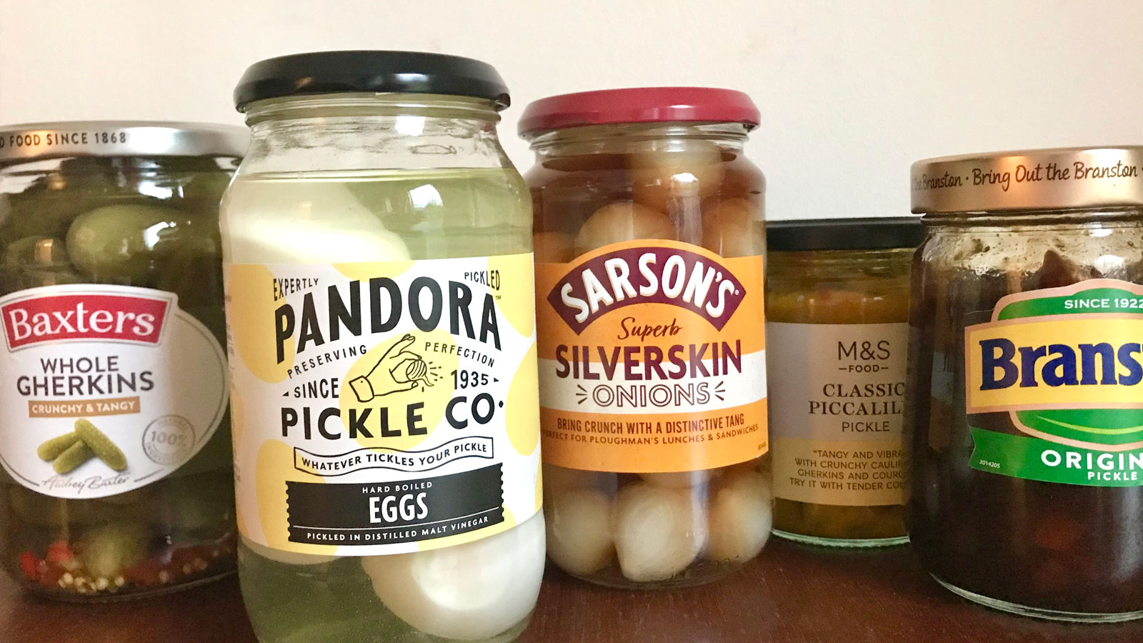 イギリスの食卓に欠かせないもの｜バラエティあふれるピクルス  