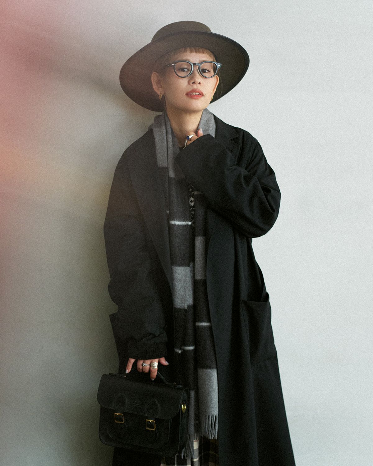 ブリティッシュメイド 別注ストール yuki ジョンストンズオブエルガン ゆきふぃるむ