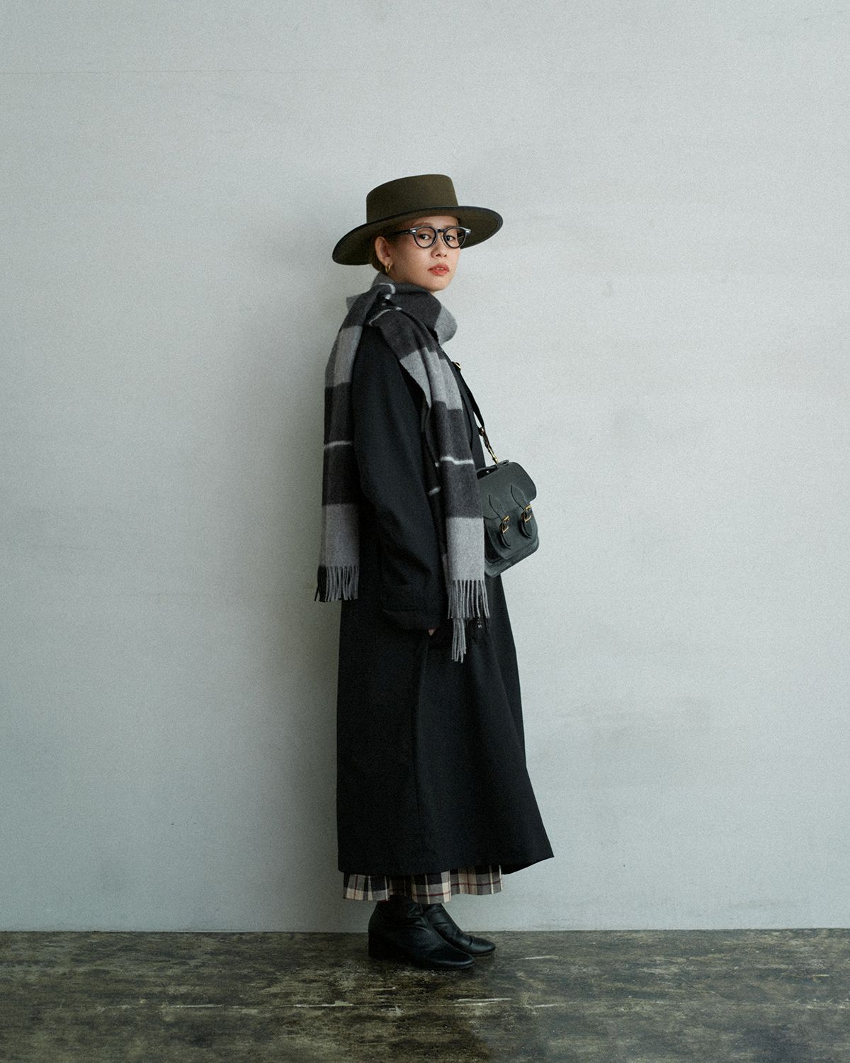 ブリティッシュメイド 別注ストール yuki ジョンストンズオブエルガン ゆきふぃるむ