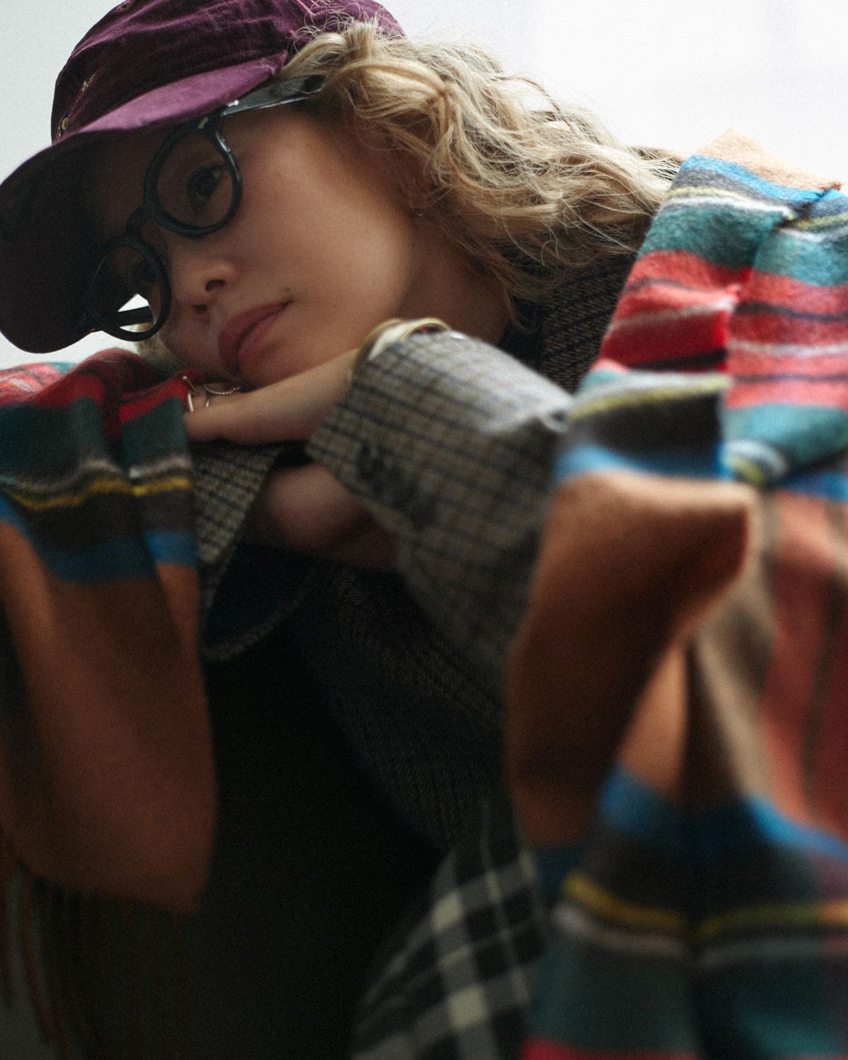 ブリティッシュメイド 別注ストール yuki ジョンストンズオブエルガン ゆきふぃるむ