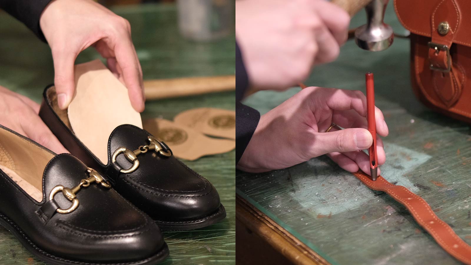 ショルダーストラップ穴あけ＆靴のサイズ調整が期間限定で無料に