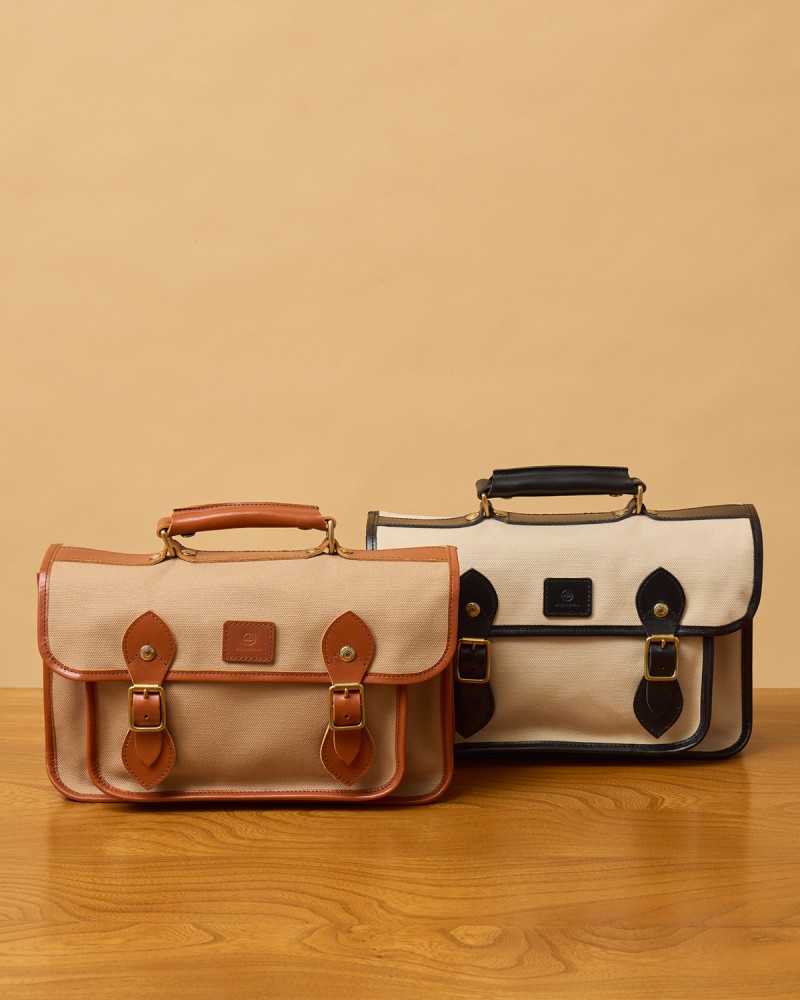 グレンロイヤル Glenroyal サッチェルバッグ キャンバスサッチェル