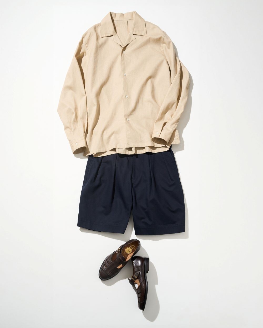 2026夏服メンズ　リゾートトラッド英国スタイル　ブリティッシュメイド