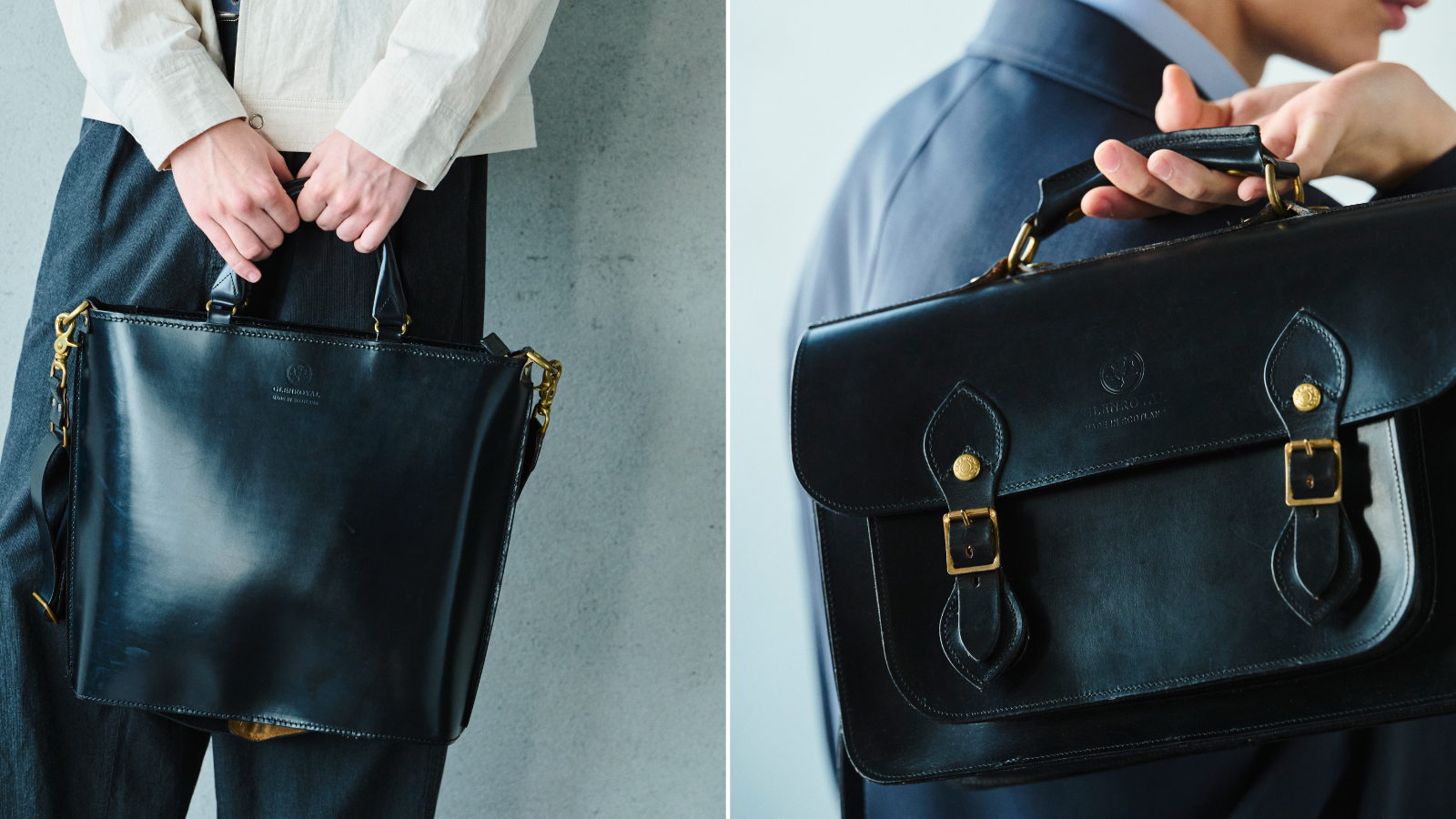 ナイロンバッグを卒業する30代へ。新年度、大人の余裕は「語れる」英国鞄から グレンロイヤル