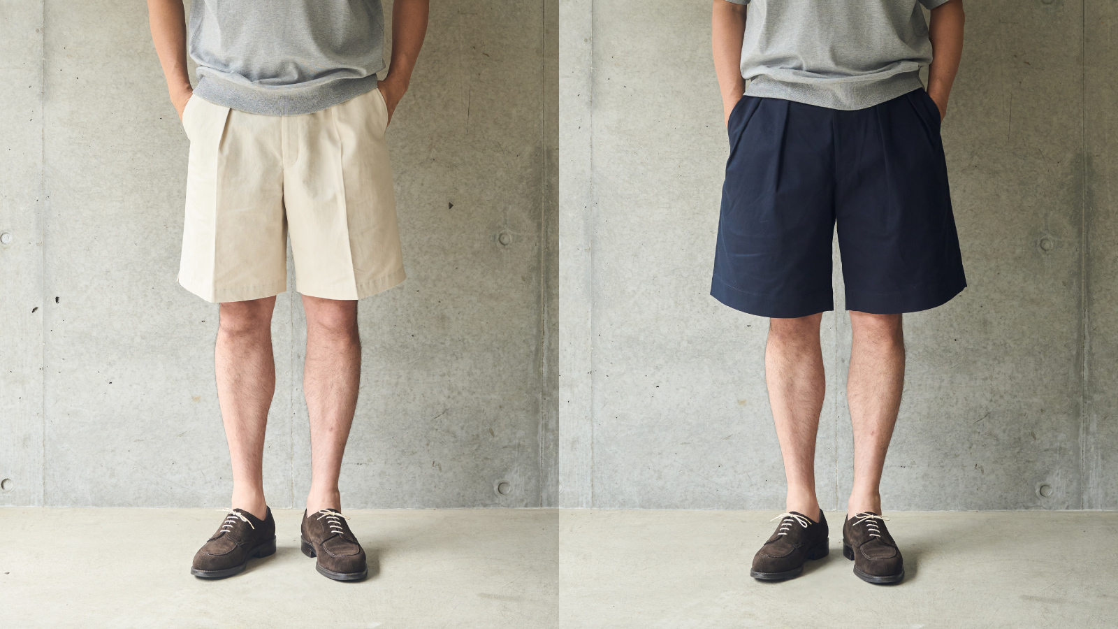 グルカショーツ or トレーニングショーツ。人気モデルをスタッフが履き比べ